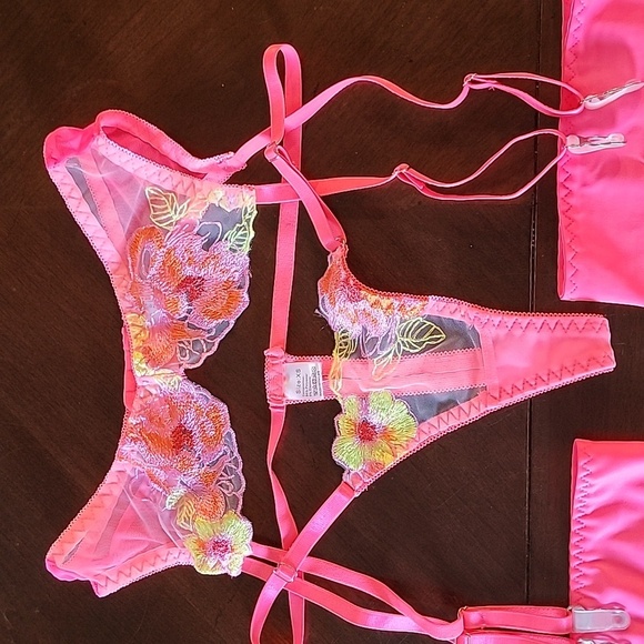 (J15) New Kaei & Shi pink x-small lingerie (just bottom) - Picture 2 of 6